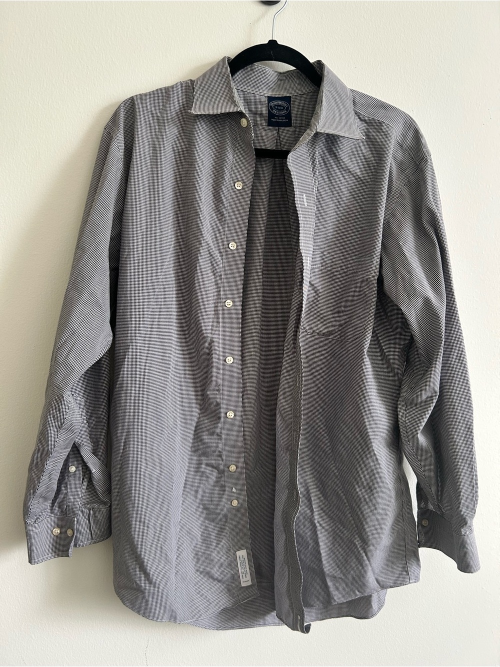 Brooks Brothers Gray Long Sleeve Button-Down Shirt